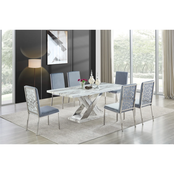 Viva Dining Table (Set of 6 Chairs Included)