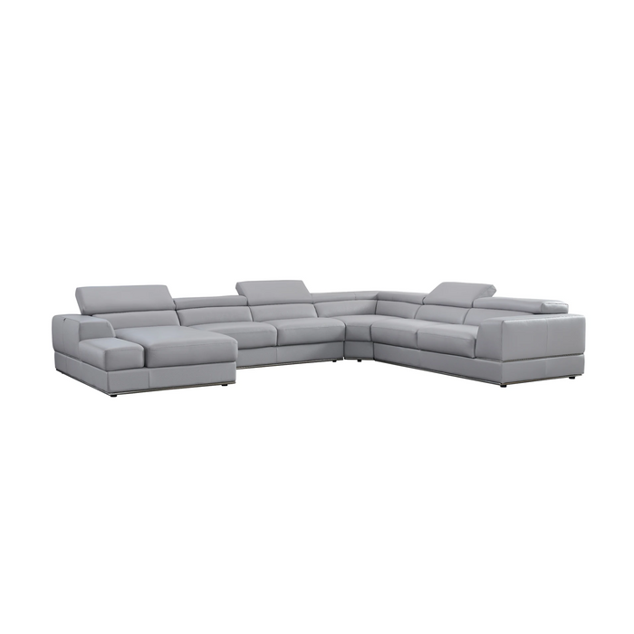 Pella LAF 4Pcs Reclining Italian Leather Sectional